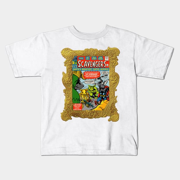The Scavengers Masterworks Kids T-Shirt by ThirteenthFloor